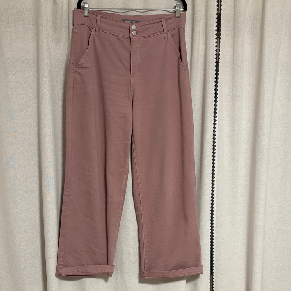 Just USA Mauve Wide Leg Pants